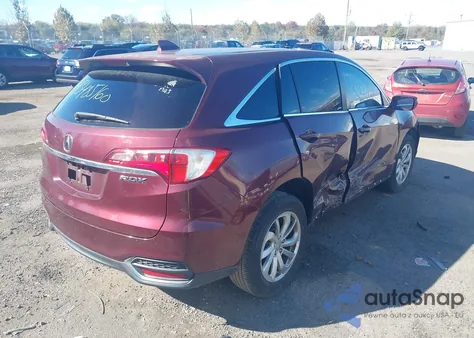 2016 Acura Rdx Acurawatch Plus Pkg z USA, uszkodzony, nr VIN 5J8TB3H32GL010658